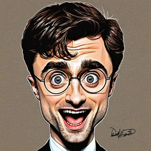 Daniel Radcliffe,radcliffe,potter,tennant,mogg,harrynytimes,harry potter,neville,jkr,harryb,moggridge,rupert,coridon,caricature,pottermania,caricaturist,lovett,hughart,cartoon doctor,mugglenet,ringo