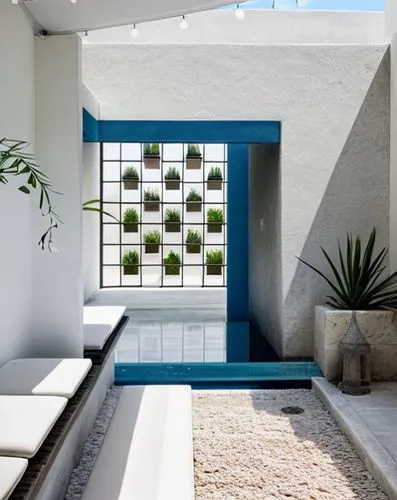 luis barragan  style architecture, modern, white stone  walls, pure style architecture, big luxury house, forest ambience, valle de bravo place, wabi sabi, blue sky background, clarity 60, guidance sc