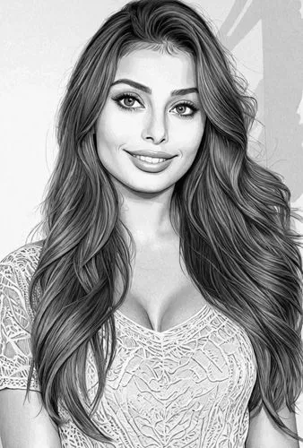 sophia loren,a drawing of a woman in the middle of a po,thirlwall,eleftheria,lydians,angham,yanet,margaery,margairaz,myriam,derivable,allyson,drita,zissman,dilek,eleanor,aliyeva,shohreh,allyne,papariz