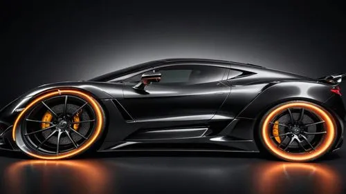 the concept sports car is one of many cars made with led wheels,electric sports car,sport car,luxury sports car,sports car,tron,carbon,super car,black beetle,ford gt 2020,concept car,anthracite,car wa