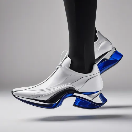 Architect Zaha Hadid designer futurist unisex shoe for walking, realistic, award winning shot, high quality ,cycling shoe,bicycle shoe,athletic shoe,sports shoe,basketball shoe,sports shoes,active foo