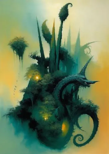this is an art piece made with oil paint,fantasy art,painted dragon,fantasy picture,fantasia,black dragon,basilisk,game illustration,dragon of earth,dragon,dragons,sci fiction illustration,concept art