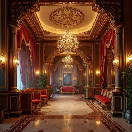 Urban Casino Renaissance Style Design Ideas