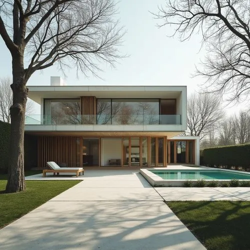  ,modern house in texas designed by frank evans,modern house,3d rendering,render,revit,passivhaus,pool house