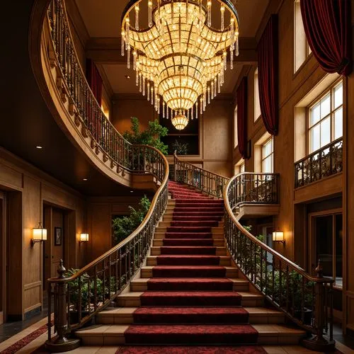 Art Nouveau Style Staircase Design Ideas