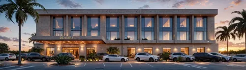 a hotel with white cars parked in front of it,new city hall,office building,new building,modern building,modern office,new town hall,wooden facade,hotel riviera,contemporary,headquarter,modern archite