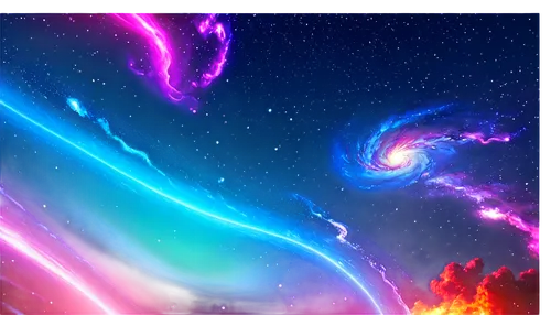 Galaxy wallpapers, nebula background, vibrant colors, starry night sky, swirly clouds, 3D rendering, high-resolution texture, glossy finish, futuristic design, metallic sheen, abstract composition, lo