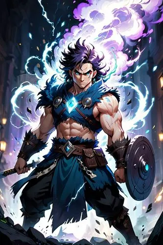  ,a man with an outstretched hand holding a sword,lancer,garrison,thunderer,god of thunder,cleanup,wind warrior,endeavor,forging,thunderous,dragon slayer,fantasy warrior,thunder,mightiest,monsoon bann