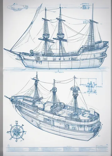Imagine a thrilling Disney Junior bumper with adventurous pirates,star line art,naval architecture,caravel,steam frigate,galleon ship,full-rigged ship,three masted,nautical clip art,three masted saili