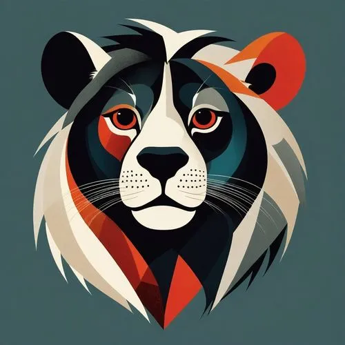 a panda face with orange eyes,vector illustration,vector graphic,tiger png,animal icons,tigon,sumatrana,adobe illustrator,tiger,vector graphics,tigerish,vector design,panthera leo,vector art,stigers,k