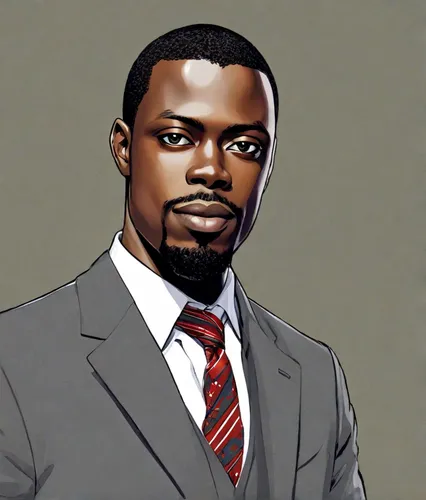 STYLISH BUSINESS MAN IN SUIT,black businessman,african businessman,a black man on a suit,sighetu marmatiei,digital painting,african man,world digital painting,portrait background,ghanaian cedi,black p
