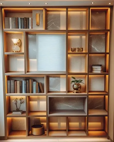 there is an image of a room with shelves,bookcase,bookshelves,bookcases,bookshelf,shelving,shelves,book wall,shelve,bookstand,wooden shelf,walk-in closet,shelf,empty shelf,schrank,tv cabinet,minibar,t