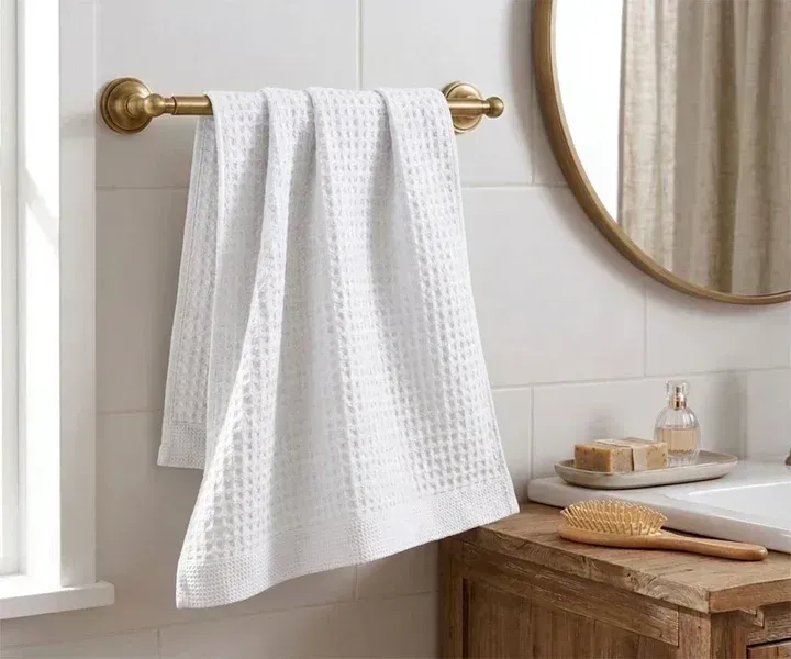 Soft & Absorbent Cotton Waffle Towels for Everyday Luxury