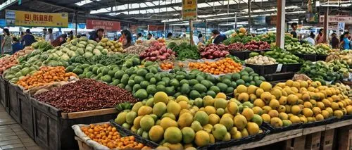 view,brazilian market,a bunch of fruits are being displayed at a market,fruit market,papayas,the market,market,large market,principal market,market vegetables,fruit stands,farmer's market,fruit stand,
