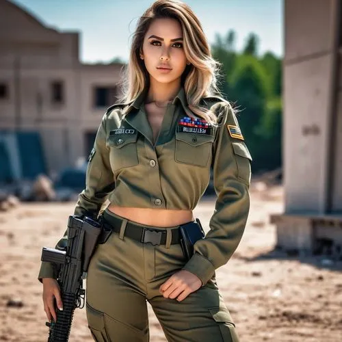 hot Instagram model millitary girl full body picture ,military,ammo,girl with gun,strong military,armed forces,ballistic vest,kalashnikov,russian,woman holding gun,girl with a gun,iranian,gi,romanian,