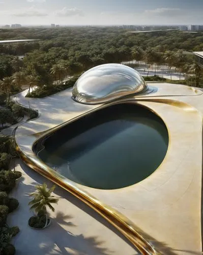 futuristic art museum,futuristic architecture,infinity swimming pool,dolphinarium,futuristic landscape,archidaily,solar cell base,wastewater treatment,home of apple,dead sea scrolls,acquarium,artifici