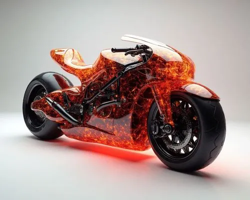 A futuristic gaa motorcycle designed for the urban commuter. The body is sleek and compact, with sharp, angular lines and a lightweight aluminum frame. The wheels are integrated into the body to minim