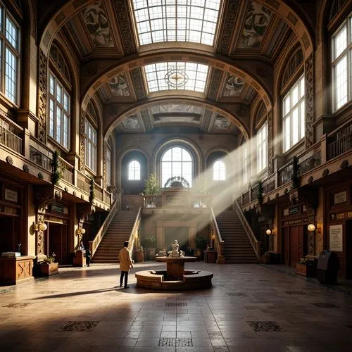 Train Station Regionalism Style Architecture Design Ideas
