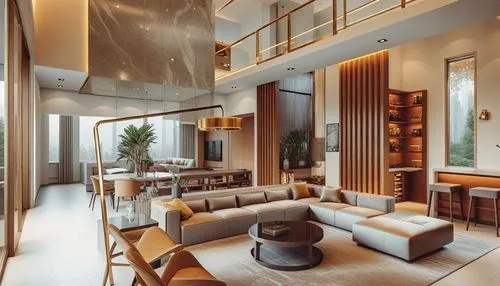 a very nice living room in a modern building,luxury home interior,interior modern design,penthouses,modern living room,interior design,modern decor,contemporary decor,living room,loft,interior decorat