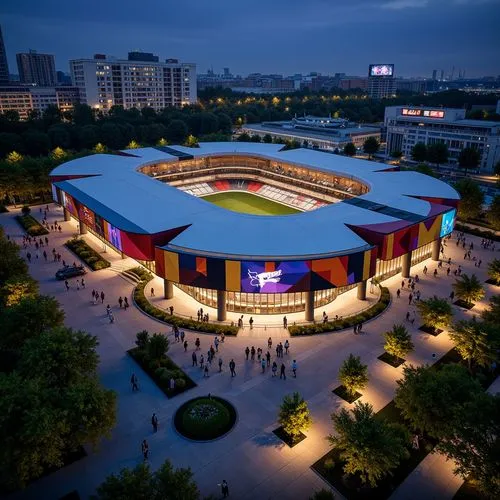 Postmodernism Style Stadiums Design Ideas