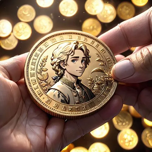 gold coin in hand,coin,coins,token,digital currency,cryptocoin,tokens,bit coin,callisto,fairy tale icons,jean button,golden medals,pirate treasure,non fungible token,cryptocurrency,crypto-currency,bit
