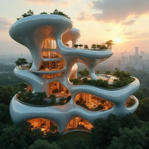 Residential Organic Architecture Design Ideas