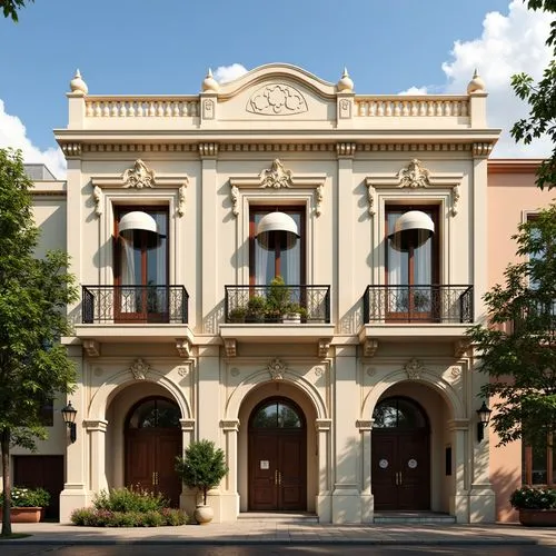 Coastal Social Housing Classicism Style Design Ideas