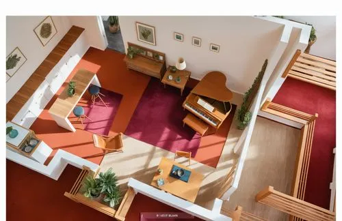 Piano,,aerial s of a living room and dining room area,habitaciones,floorplan home,floorplans,hotel hall,floorplan,model house,Photography,General,Realistic