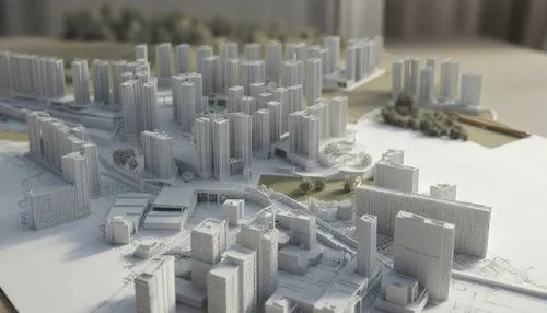 a model of a city is shown in this po,procedural,megaproject,europan,proskauer,micropolis,ironopolis