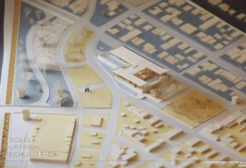 a model of a building in a glass display case,europan,micropolis,microdistrict,philippopolis,generalplan,lasdun