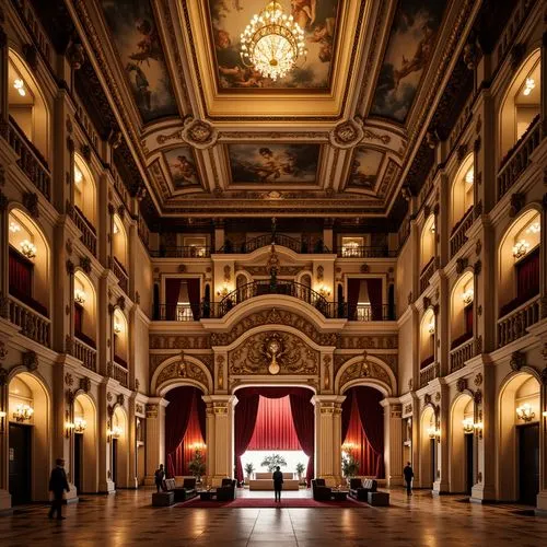 Baroque Style Opera House Architecture Design Ideas