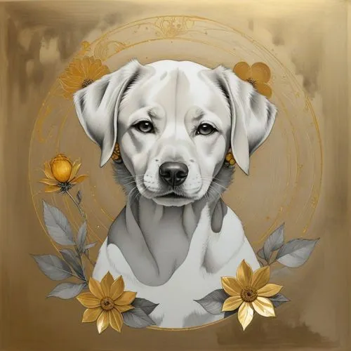 a cute dog