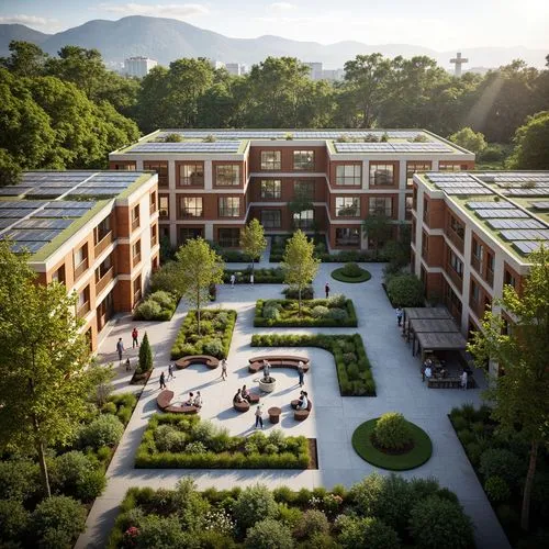 Library Social Housing Architecture Design Ideas