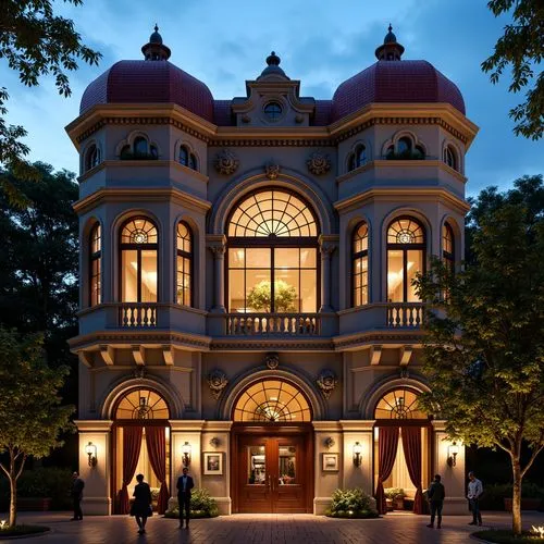 Casino Streamline Moderne Style Building Design Ideas