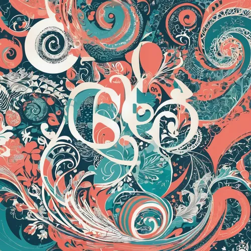 Design an artistic cover with abstract patterns,paisley digital background,coral swirl,swirls,abstract retro,abstract design,abstract background,bandana background,paisley pattern,background abstract,