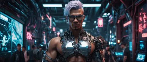 Muscular man, mature lady, Lolita, Shota, various ages, different skin tones, diverse facial features, expressive eyes, colorful hair styles, trendy outfits, casual wear, formal attire, accessories li