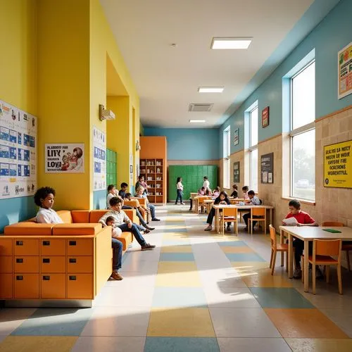 Classicism Style Elementary School Design Ideas