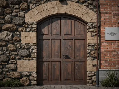 Rough stone walls, organic rock formations, weathered wood planks, distressed metal sheets, vintage brick facades, earthy tone color palette, natural material textures, detailed bump maps, ambient occ