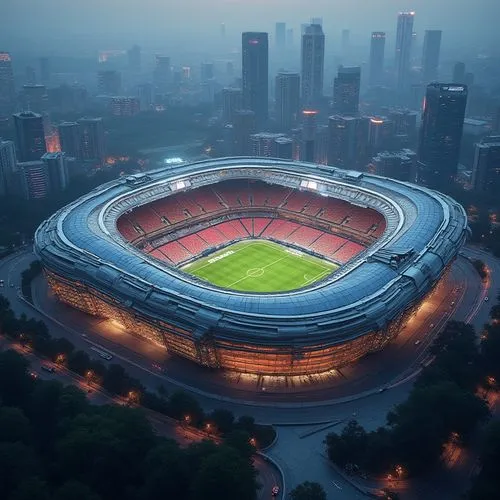 Constructivism Style Soccer Stadium Design Ideas