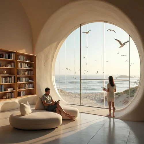 Library Romanesque Style Building Architecture Design Ideas
