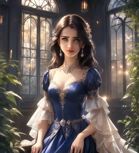 Bhadrika - Elegance 1.1,belle,snow white,fantasy portrait,fairy tale character,cinderella,arwen,noblewoman,etain,seregil,morgana,ellinor,enchanting,white rose snow queen,princess sofia,victorian lady,