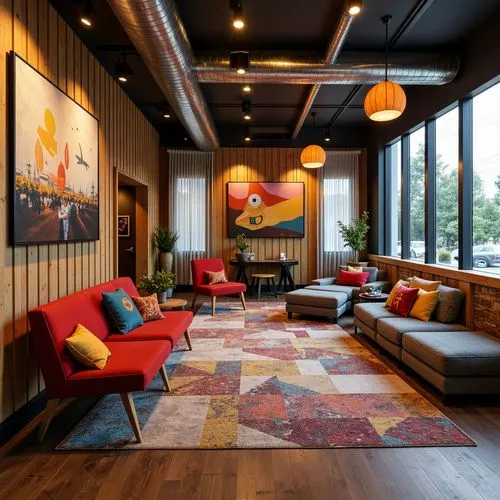 Theater International Style Building Design Ideas