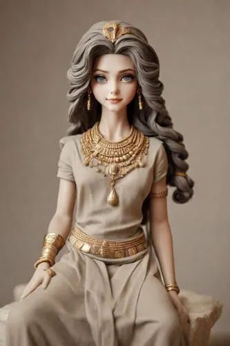 a doll that is sitting on top of a rock,frigga,gandhari,margaery,margairaz,female doll,mervat,gothel,doll figure,hippolyta,fashion dolls,designer dolls,mastani,princess sofia,sigyn,luthra,arundhati,fi