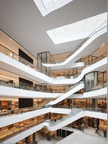 Achieve a minimalist feel with neutral colors and clean lines,daylighting,archidaily,kirrarchitecture,modern office,glass facade,multistoreyed,jewelry（architecture）,ceiling lighting,ceiling fixture,gl