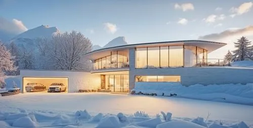 a very snowy setting and background in winter ,a picture of a house in the middle of a large area,winter house,snow roof,snow house,snowhotel,beautiful home,house in mountains,house in the mountains,s