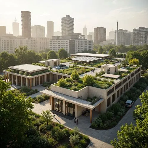 Art Nouveau Style Sports Field Architecture Design Ideas