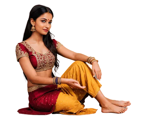 Indian bride, Mehndi design on hands, intricate patterns, henna brown color, ornate jewelry, red bindi, dark hair, elegant makeup, golden embroidery blouse, crimson lehenga, delicate anklet, bare feet