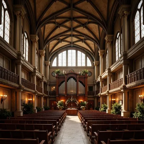 Auditorium Gothic Style Architecture Design Ideas