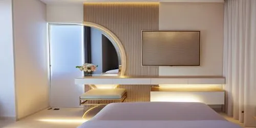 mirror,modern room,guestrooms,interior modern design,japanese-style room,guest room,sleeping room,contemporary decor,hallway space,modern decor,luxury bathroom,chambre,penthouses,corian,andaz,mahdavi,