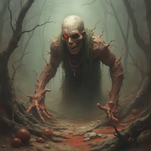 necromancer,hag,primitive man,zombie,macabre,death's head,frightful,necromantic,necromancers,pestilent,occultist,haunted forest,stigmata,vampire,nemesis,creepy clown,torment,reap,necrology,errant